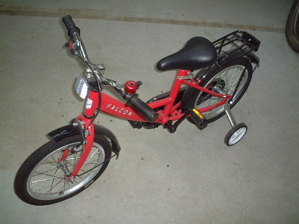 Kinderfahrrad Boys 16 Mod. Air Power schwarz/rot