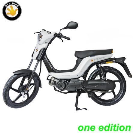 Bye Bike one edition perlweiss langer Sitzbank 30 km/h