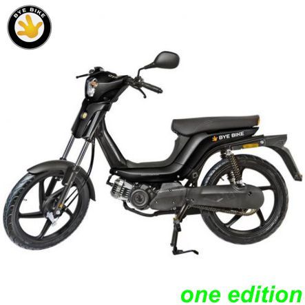 Bye Bike one edition schwarz Glanz langer Sitzbank 30 km/h