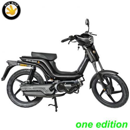 Bye Bike one edition schwarz Glanz kurzer Sitzbank 30 km/h