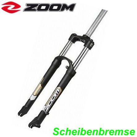 Federgabel Ahead 26 1 1/8 x 280 mm ZOOM 580 Disc Lock-out mattschwarz