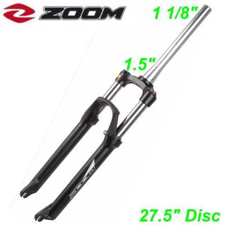 Federgabel Ahead 27.5 1 1/8-1.5 x 280 mm/100 mm ZOOM Vaxa 30S Disc-Komp Lock out mattschw.