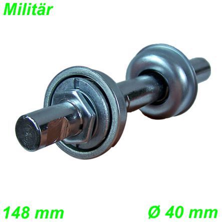 Militär Tretlagersatz Thomp 148 mm mit Schalen 40 mm komplett