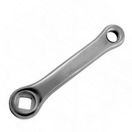 4 Kant Kurbel 152 mm 26 Zoll Einrad links Stahl chrom