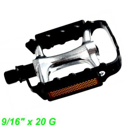 Pedalen alu schwarz PD-M04  9/16 x 20G per Paar