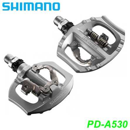 Shimano Pedalen Doppelfunktion PD-A530 9/16 x 20G silber 383 gr