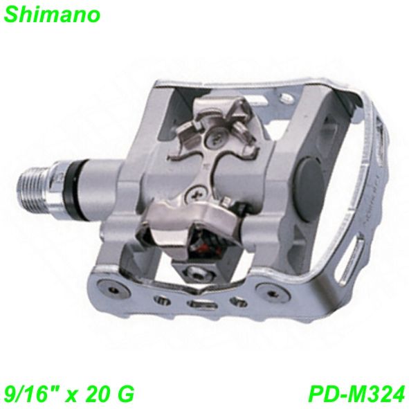 Shimano Pedalen PD-M324 SPD Box semiclipless o/Reflektoren