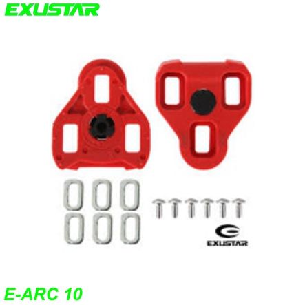 Schuhplattensatz LOOK Keo kompat. rot 7° seitlich Beweg. auf Blister