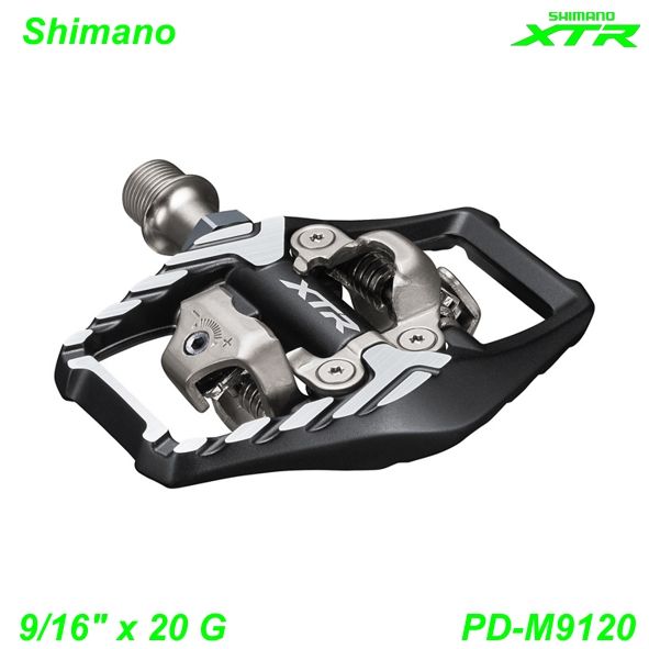 Shimano Pedalen XTR PD-M9120 9/16 x 20G Clipples m/SM-SH51 schwarz