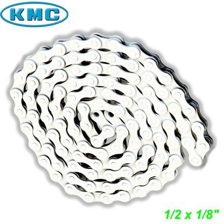 KMC Kette 1/2 x 1/8  112 Gl. Box weiss