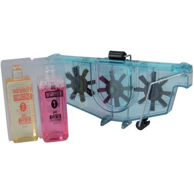 Kettenreinigungsgerät Nylonbürsten keine Demont. der Kette inkl. Reinigungsm.