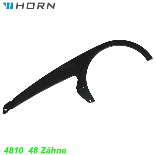 Horn Catena Kettenschutz 4810 48Zähne schwarz o/Halter ausziehbar Ø 250mm