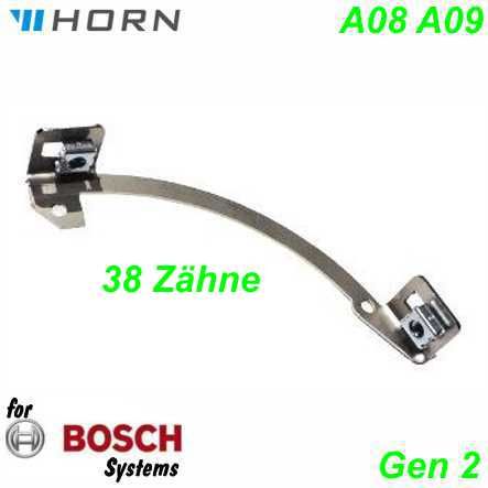 Befestigungsbrille 19.45 Horn Catena 38 Z. A08 A09 Bosch Gen 2 Kettenschutz