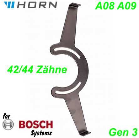 Befestigungsbrille 19.46 Horn Catena 42/44 Z. A08 A09 Bosch Gen 3 Kettenschutz