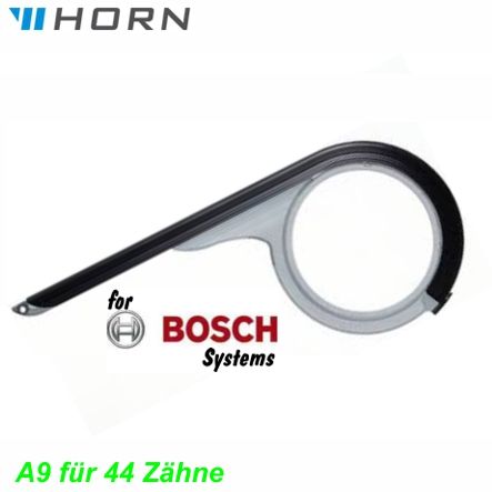 Horn Catena Kettenschutz A09 -44 Zähne alu schwarz verstellbar