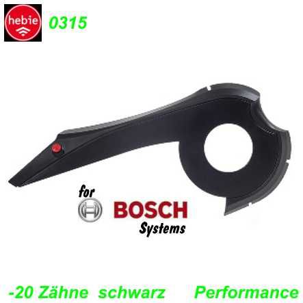 Hebie Kettenschutz 0315 Bosch E-BIke Performance -20 Zähne Platin 2014/2. Genaration