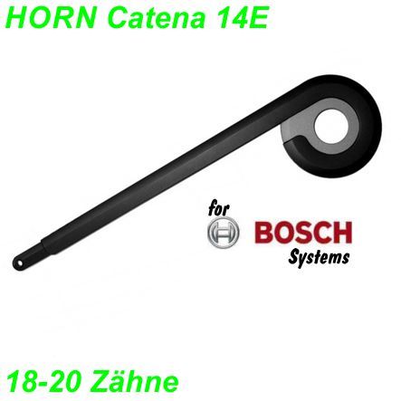 Kettenschutz Horn Catena 14E 15-20 Zähne schwarz