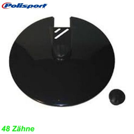 Polisport Hosenschutzscheibe MTB schwarz 48 Zähne