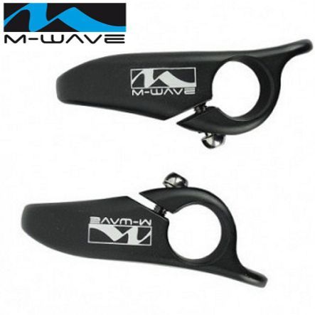 Lenkerhorn anatomisch Handballenauflage schwarz Klemmung Ø 22.2mm M-Wave