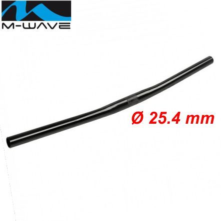 M-Wave Lenkerbügel gerade Ø 25.4 x 560 mm schwarz MTB alu