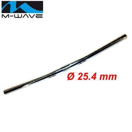 M-Wave Lenkerbügel gerade Ø 25.4 x 560 mm alu poliert MTB