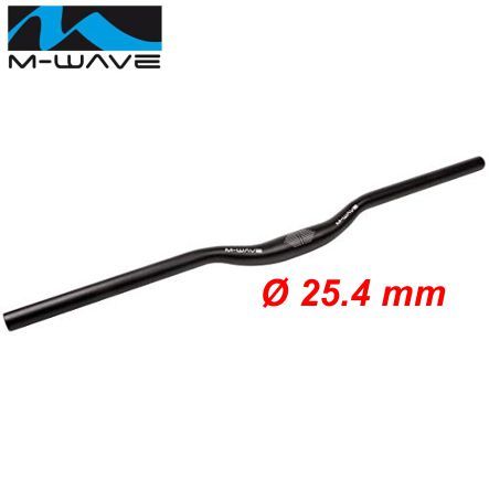 M-Wave Lenkerbügel City Ø 25.4 x 630 mm schwarz alu