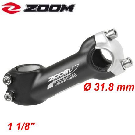 Ahead Lenkervorbau Zoom 1 1/8 x 90 mm 40° schwarz