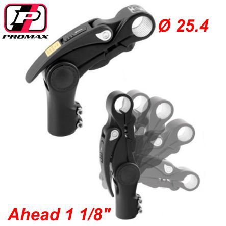 Lenkervorbau Ahead easy 1 1/8 110 mm 10-90° mattschwarz Ø 25.4 mm