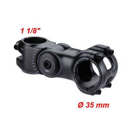 Lenkervorbau Ahead 1 1/8 x 90mm verstellbar -40/40 Lenker Ø 35mm schwarz