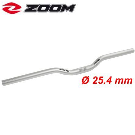 Zoom Lenkerbügel Down Hill Ø 25.4 x 630 mm mattsilber