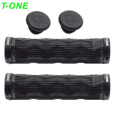 Lenkergriff T-One GEO schwarz doppelt verschraubt
