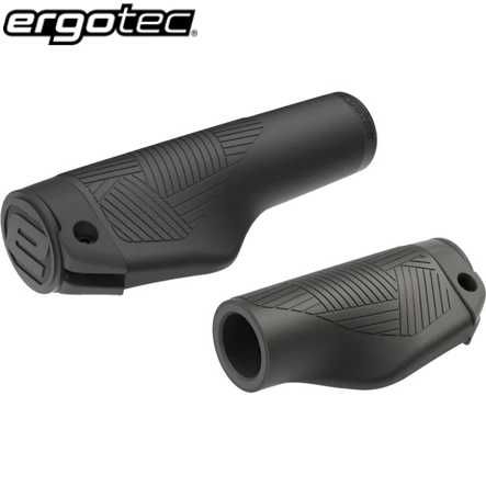 Ergotec Griffe EG Active Flex 135/92mm Ø 22mm einfach schwarz
