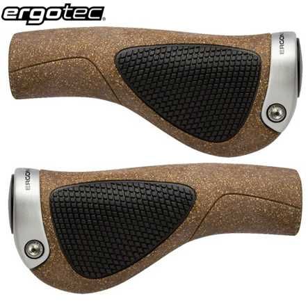 Ergon Lenkergriffe GP-1 BioKork Ø22x135mm braun