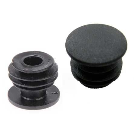 Lenkerend-Zapfen Kunststoff 20.3 mm schwarz p. Paar