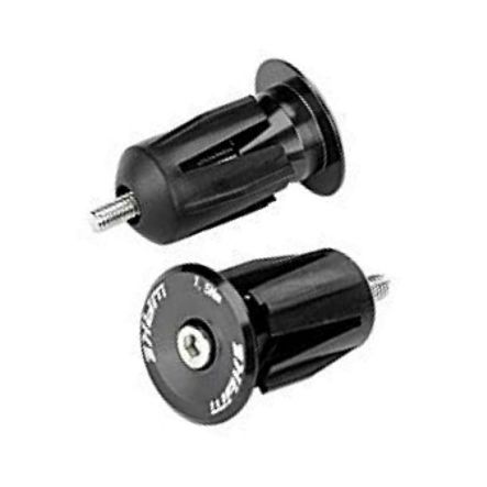 Lenkerzapfen z/Schrauben - Ø 21 mm schwarz per Paar