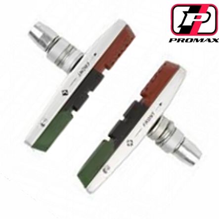 Promax Bremsschuh 3-farbig austauschb. Bremsgummi