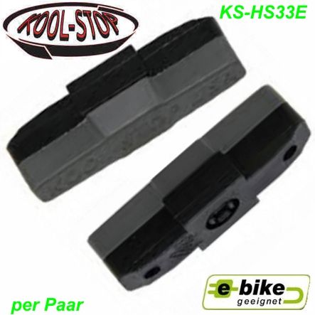 Kool Stop Bremsgummi Satz für E-Bike hydraulisch KS-HS33E per Paar