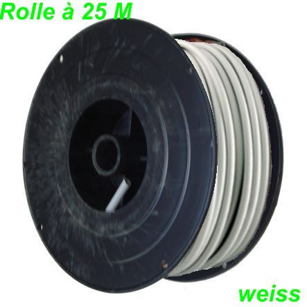 Brems Kabelhülle weiss Ø 5 mm 25 Meter Rolle