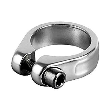 Sattelklemme alu silber Ø 31.8 mm