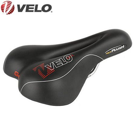 Velo Plush Sattel Unisex Gel O-Zone Base Cut schwarz 518 gr.