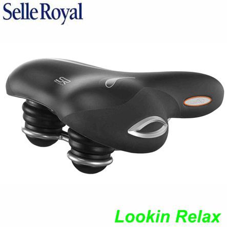 Selle Royal Sattel 90° Lookin Gel Touring Relaxed schwarz unisex 260x228mm