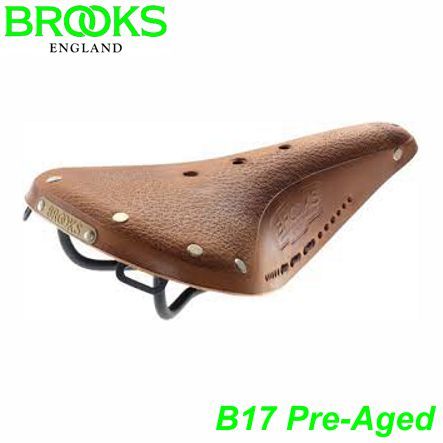 BROOKS Sattel Damen B17 Pre-Aged vorgeweichte Decke braun B211DPL