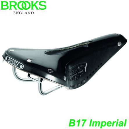 BROOKS Sattel Damen B17 Imperial schwarz mit Loch B211DILB