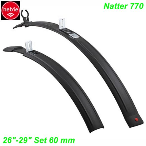 Hebie Schutzblechset NATTER 770 26-29 60mm schwarz flach
