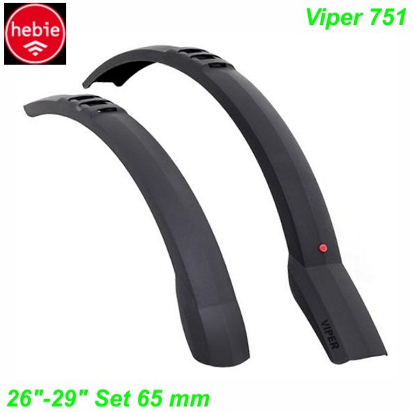 Hebie Schutzblechset VIPER 751 m 26-29 65mm m.Spritzschutz schwarz