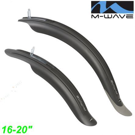 Schutzblech-Set  Mud Max Kids FR schwarz für 16-20 Kinderräder