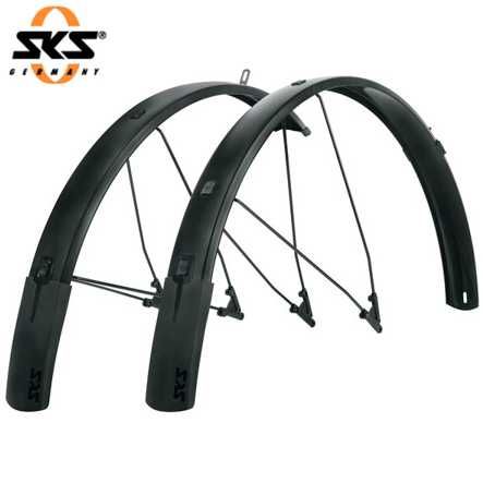 SKS Schutzblechgarnitur Bluemels Style Kunststoff 27.5-29 65mm schwarz matt