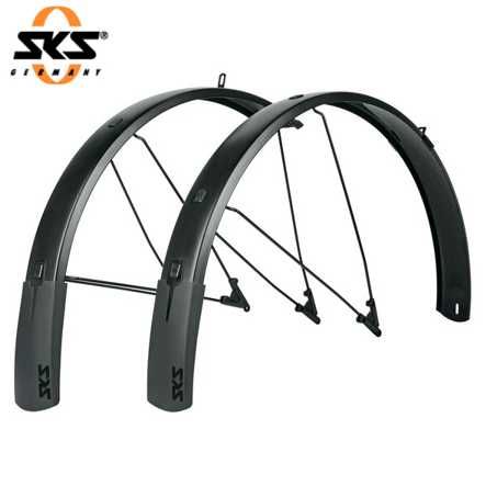 SKS Schutzblechgarnitur Bluemels Style Kunststoff 27.5-29 75mm schwarz matt