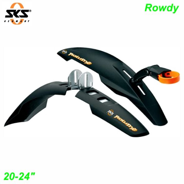 SKS Schutzblechset Rowdy 20 - 24 schwarz