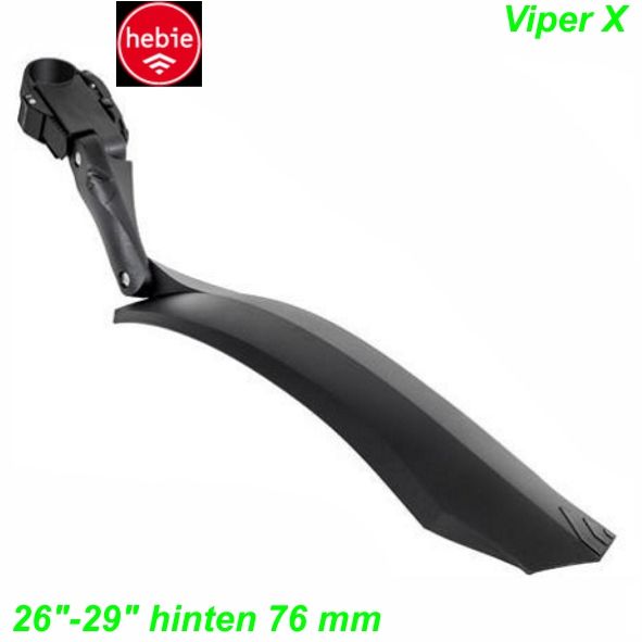 Hebie Schutzblech hinten VIPER X 26-29  76mm Sattelstütze 610 schwarz